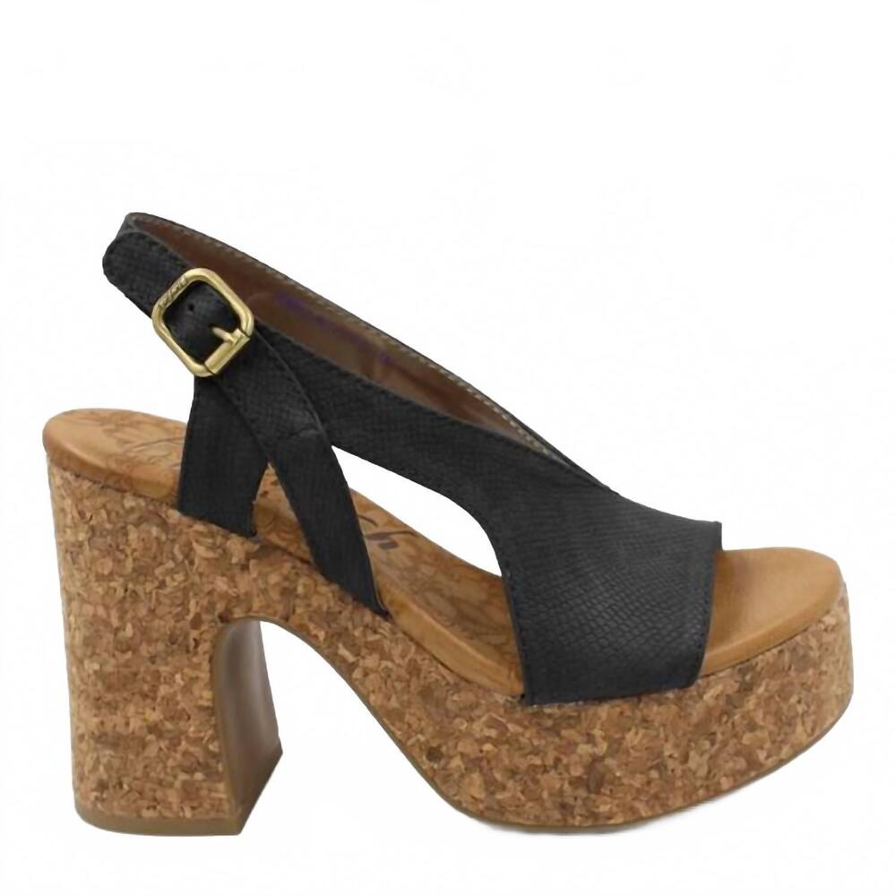 NEW BLOWFISH women's head over heels sandal in black